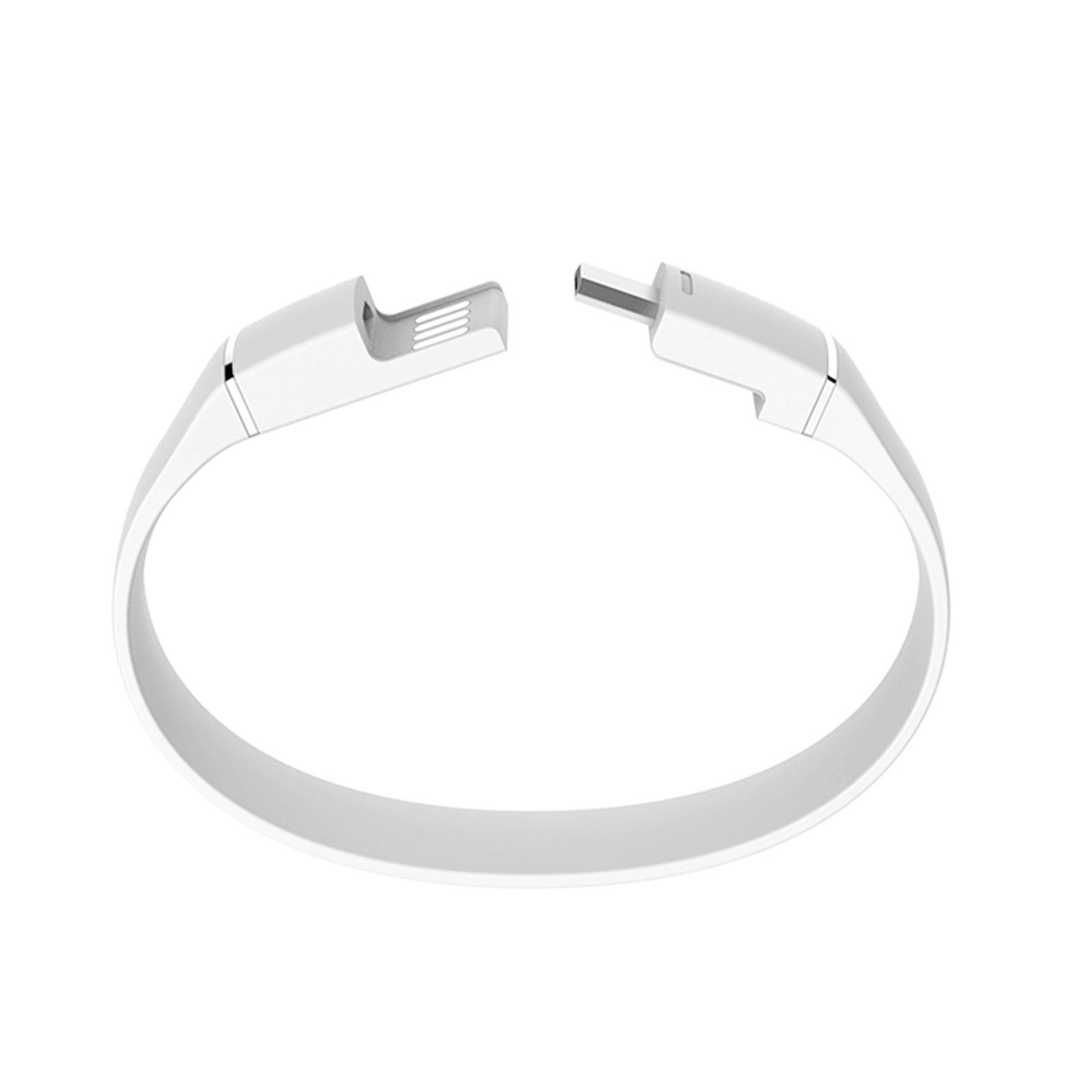 AREA Bracciale Micro USB Lumdoo bianco